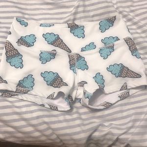 Ice cream booty shorts